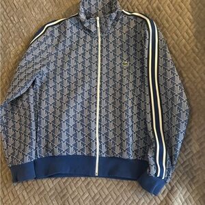 Lacoste Blue Patterned Men's Sweater